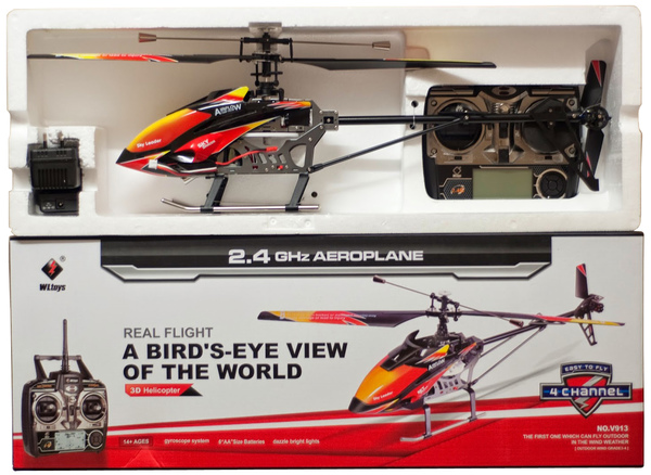 Гелікоптер WL Тoys V913 Sky Leader 2.4GHz 4CH (світлина #7)