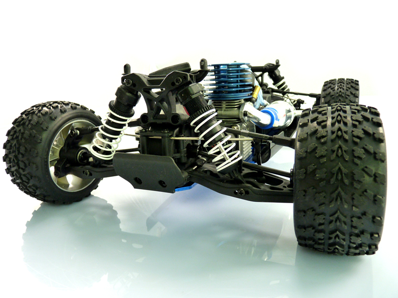 Автомодель траггі 1/10 Himoto Mega HI933T (Нітро) RTR (світлина #5)