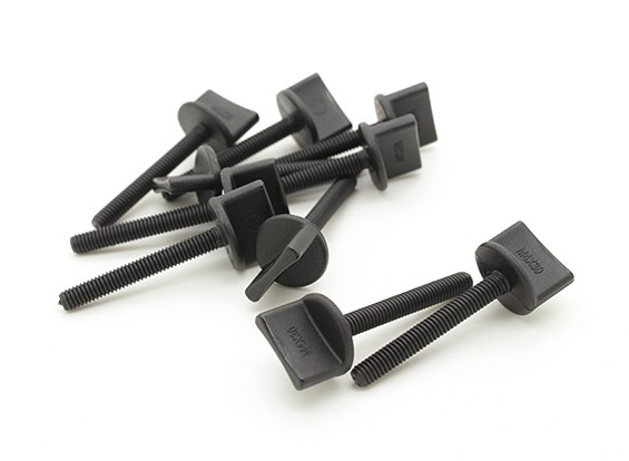 Гвинт пластиковий М4x30мм для фіксації крила моделі (світлина #1)