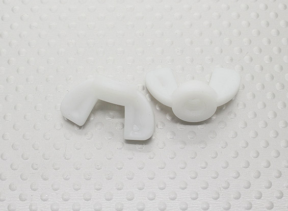 Нейлонова гайка М6 для фіксації крила моделі (світлина #1)