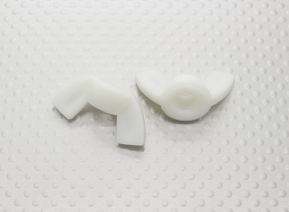 Нейлонова гайка М8 для фіксації крила моделі (світлина #1)