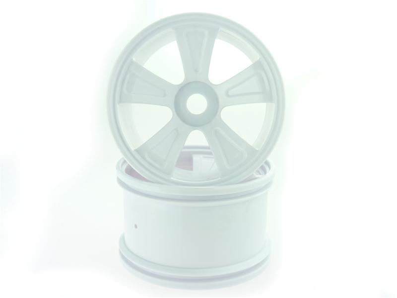 Диски для траггі і монстрів (пара) білі 1/8  (світлина #1)