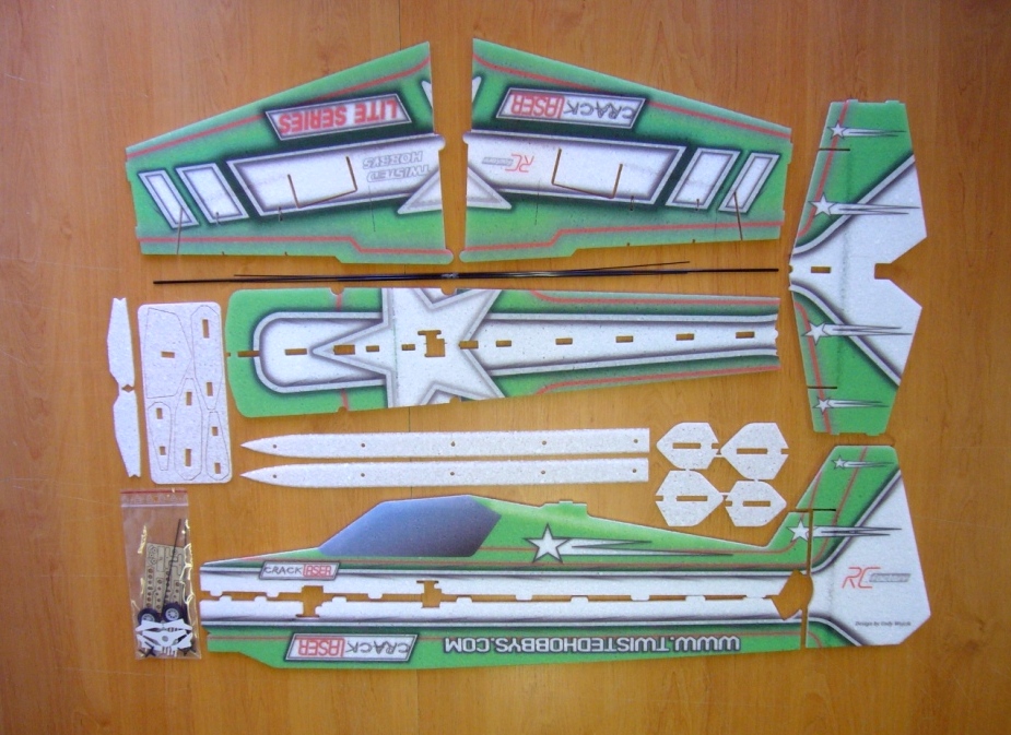 Модель для 3D-пілотажу Crack Laser (зелена) (світлина #3)