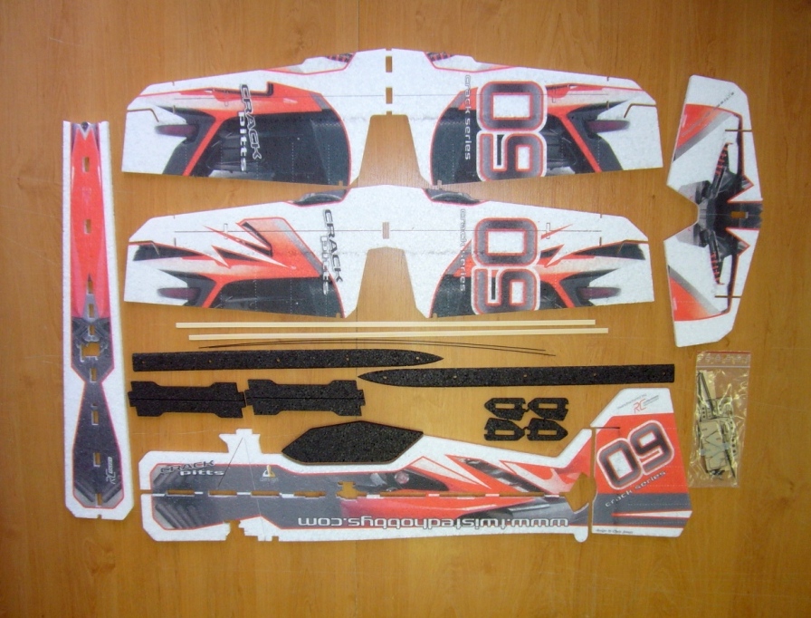 Модель для 3D-пілотажу Crack PITTS (червона) (світлина #4)