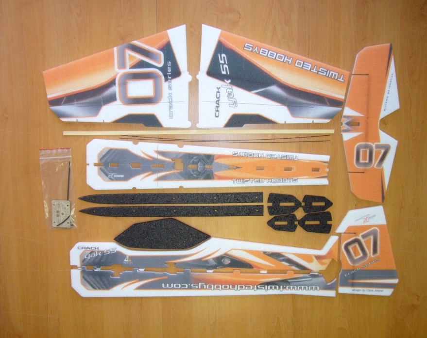 Модель для 3D-пілотажу Crack Yak (золота) (світлина #2)