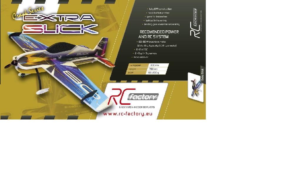 Модель для 3D-пілотажу Extra Slick (світлина #2)