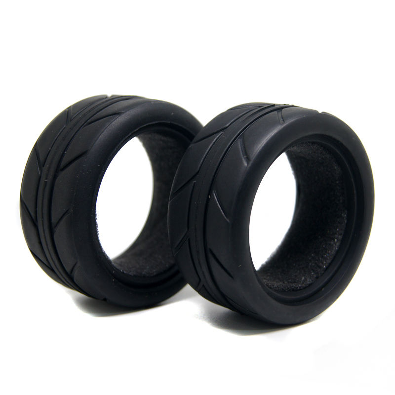 Комплект шосейної гуми для автомоделей 1/10 RC HSP HPI 6087 (світлина #1)