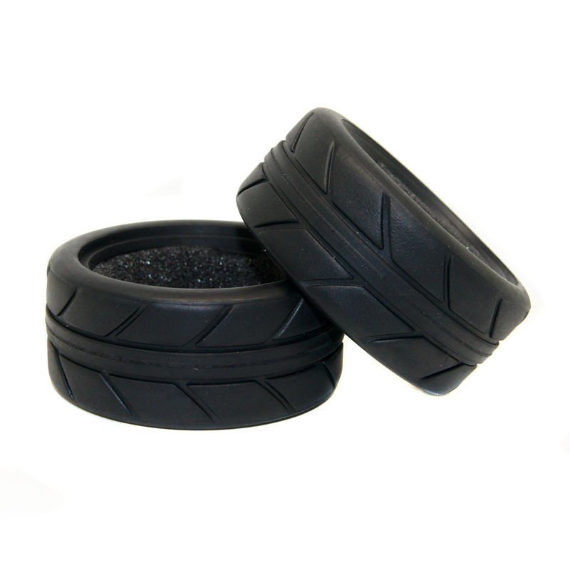 Комплект шосейної гуми для автомоделей 1/10 RC HSP HPI 6087 (світлина #2)