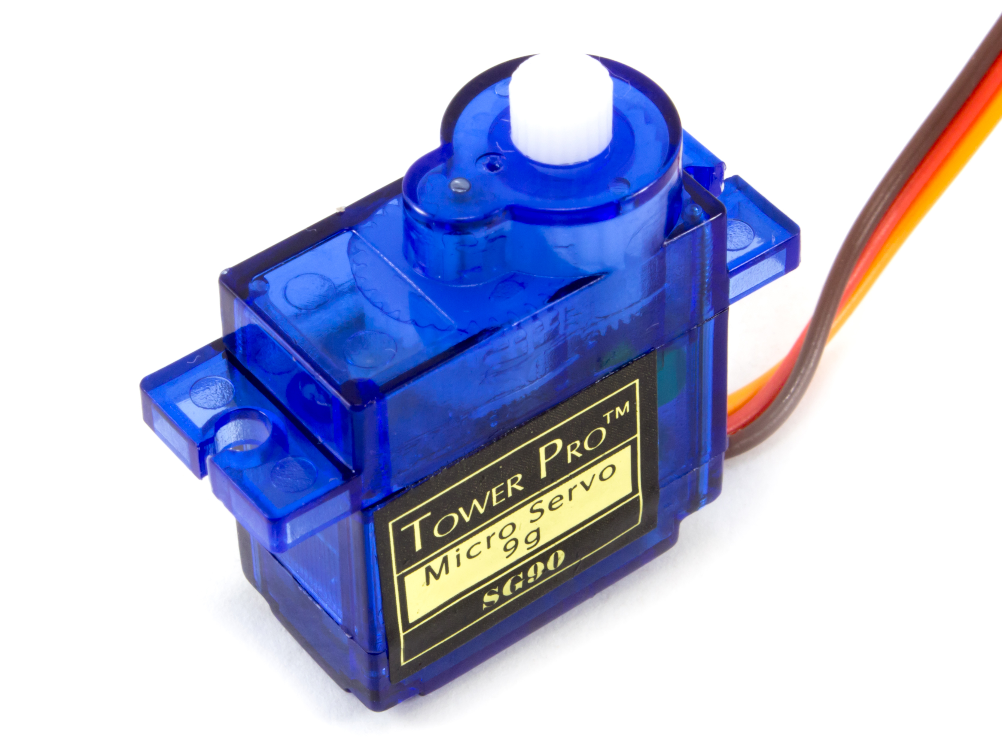 Сервомеханізм аналоговий SG90 9.0g/1.2kg/0.12sec (4.8В) (світлина #1)