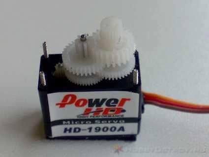 Сервомеханізм аналоговий Power HD-1900A 9.0g/1.2kg/0.11sec (4.8В) (світлина #4)