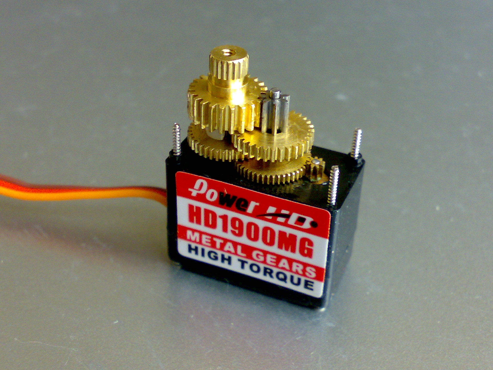 Сервомеханізм аналоговий Power HD-1900MG 14g/1.2kg/0.11sec (4.8В) (світлина #4)