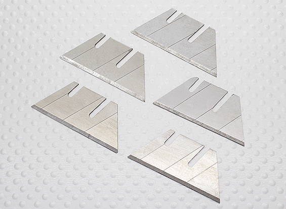 Змінні леза (5шт.) для різання бальзи або пінопласту під кутом 45 градусів (світлина #1)