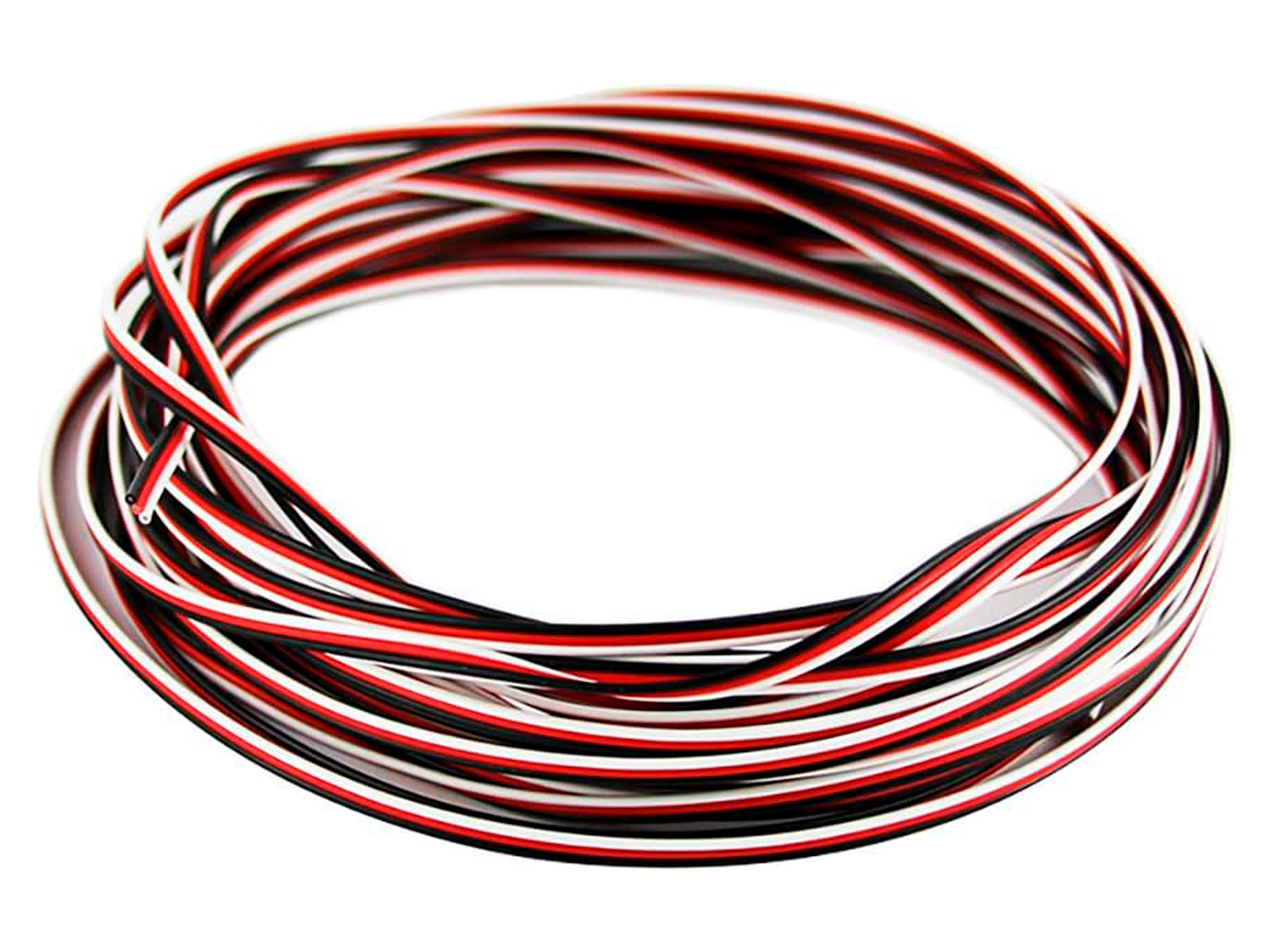 Плоский дріт для сервомеханізмів 26AWG 1м (світлина #1)