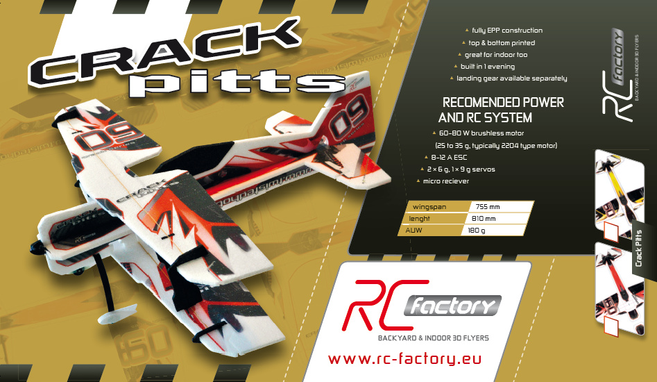 Модель для 3D-пілотажу Crack PITTS (жовта) (світлина #5)