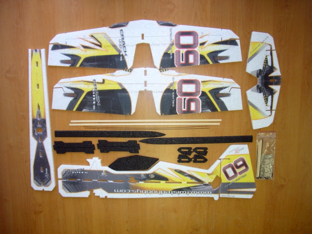 Модель для 3D-пілотажу Crack PITTS (жовта) (світлина #6)