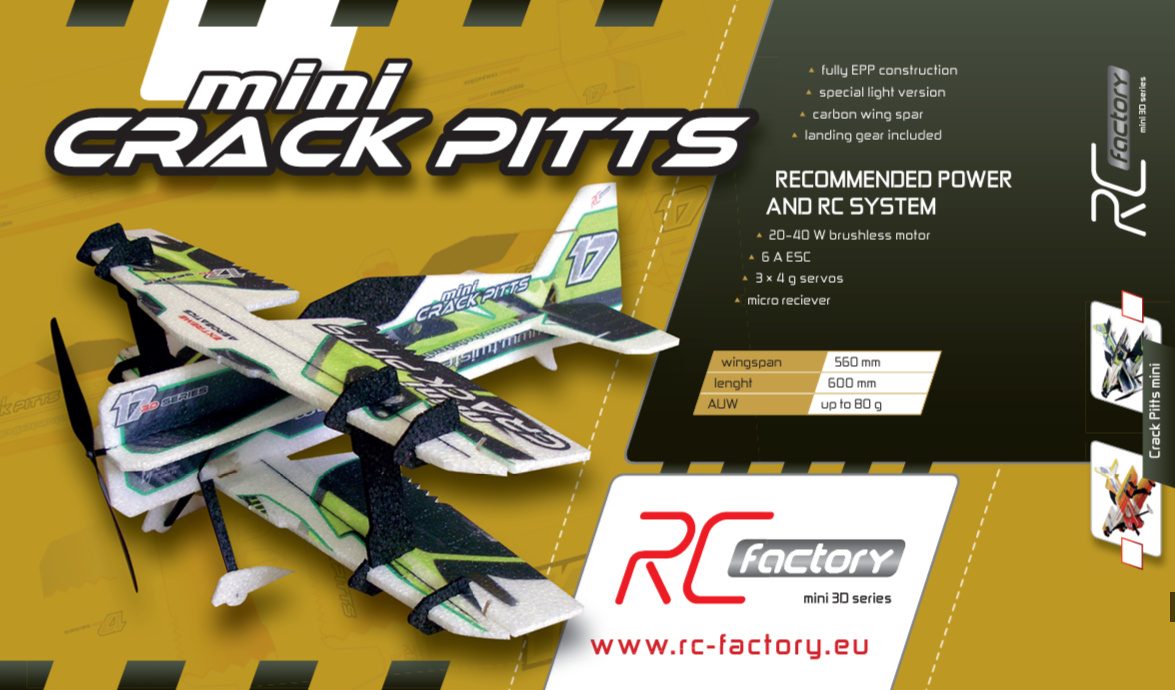 Модель для 3D-пілотажу з Crack Pitts Mini (зелена) (світлина #2)