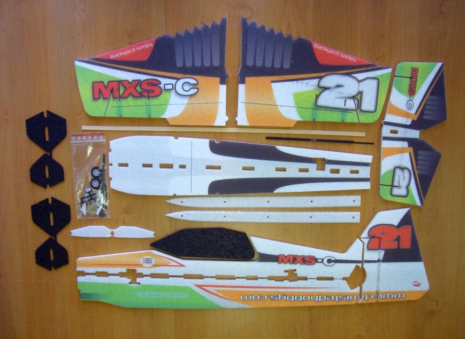 Модель для 3D-пілотажу MXS-C (зелена) (світлина #3)