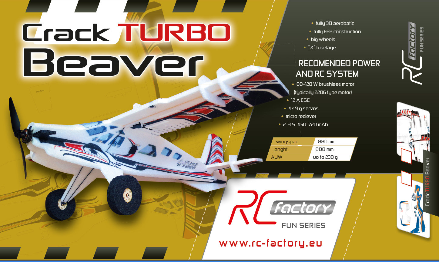 Модель для 3D-пілотажу Crack Turbo Beaver (голуба) (світлина #3)