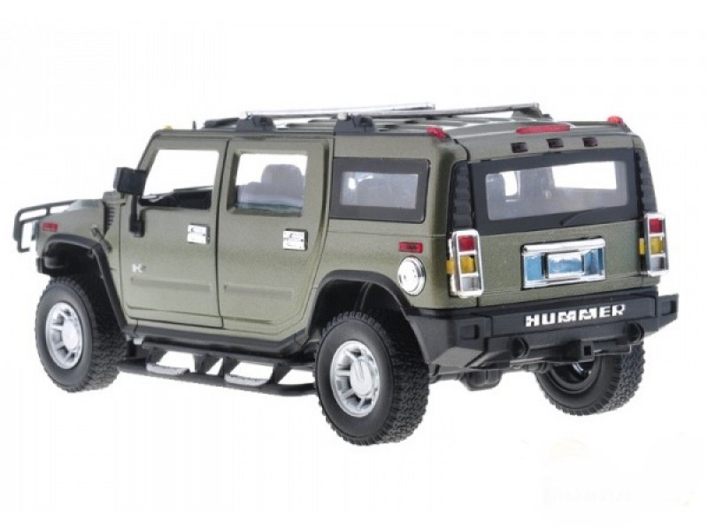 Радіокерована модель Meizhi Hummer H2 1:24 металева (темно-зелена) (світлина #2)