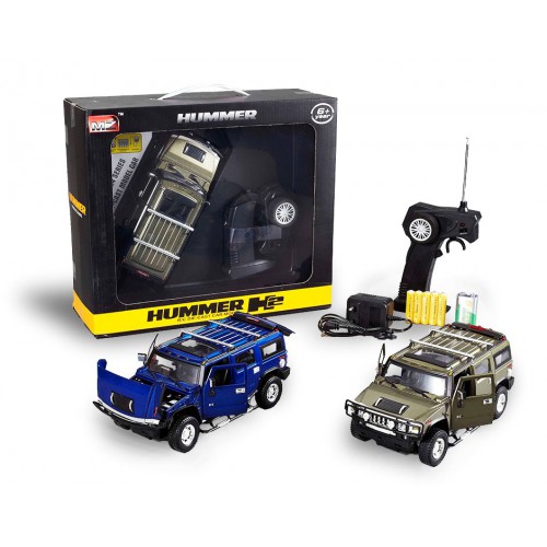 Радіокерована модель Meizhi Hummer H2 1:24 металева (темно-зелена) (світлина #3)