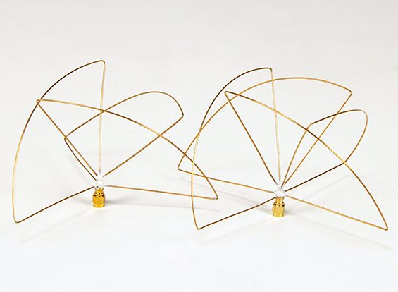 Комплект антен кругової поляризації 900МГц RP-SMA короткі (світлина #1)