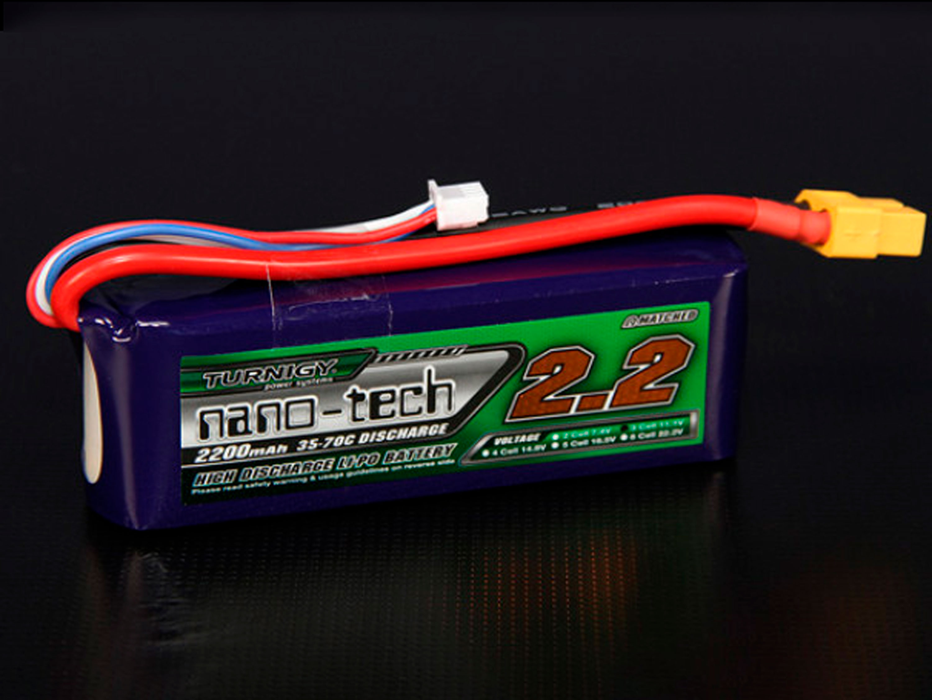 Акумулятор Turnigy nano-tech 2200mAh 3S 35C (світлина #1)