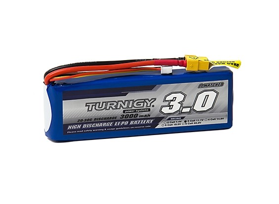 Акумулятор Turnigy 3000mAh 3S 20C (світлина #1)