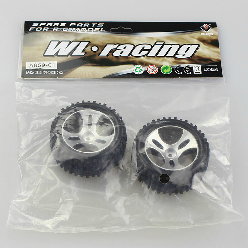 Комплект коліс для автомоделей баггі, шорткорс 1/18 (світлина #5)