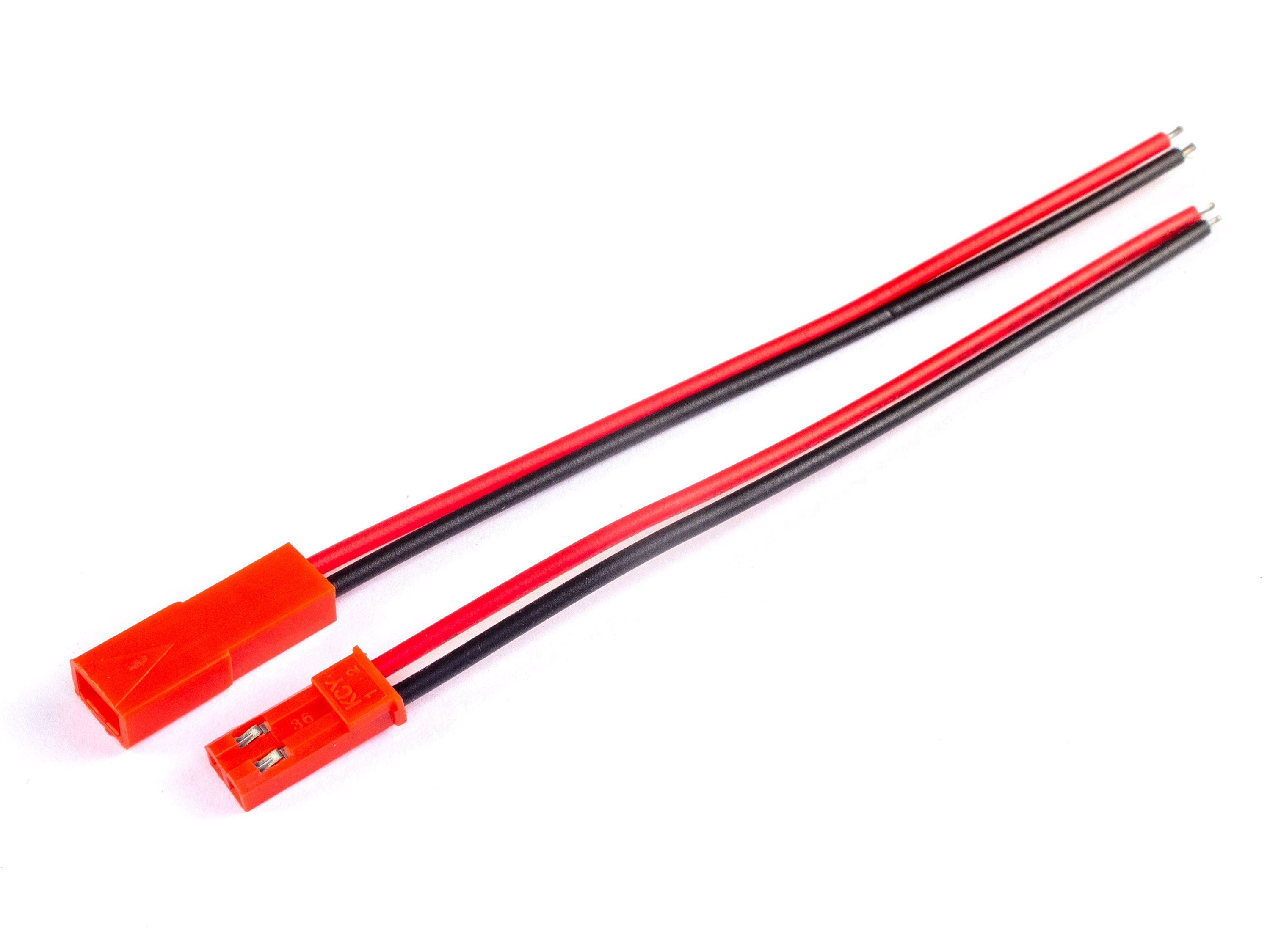 Силовий роз’єм JST (папа+мама) з дротами 10см copy (світлина #1)