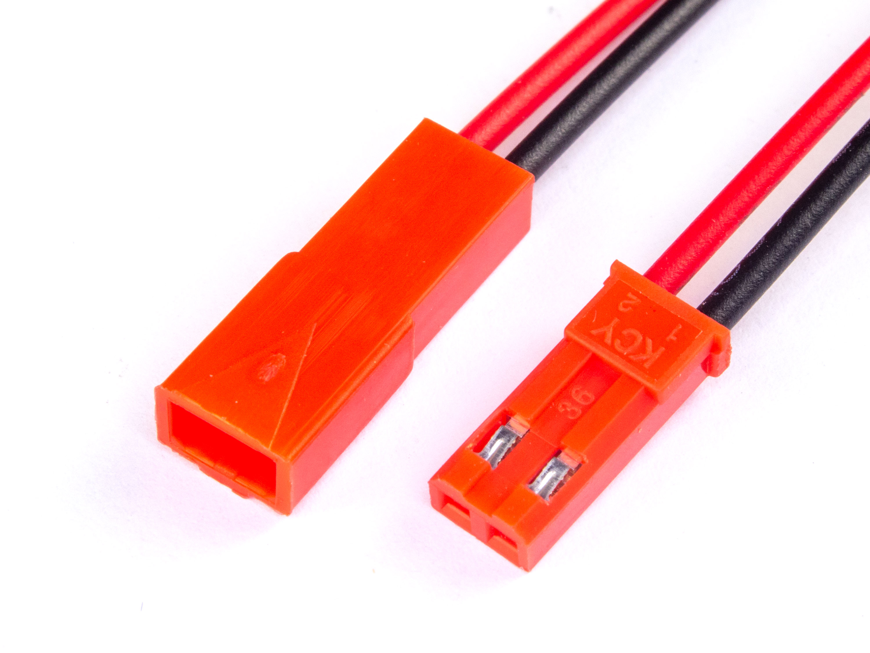 Силовий роз’єм JST (папа+мама) з дротами 10см copy (світлина #2)