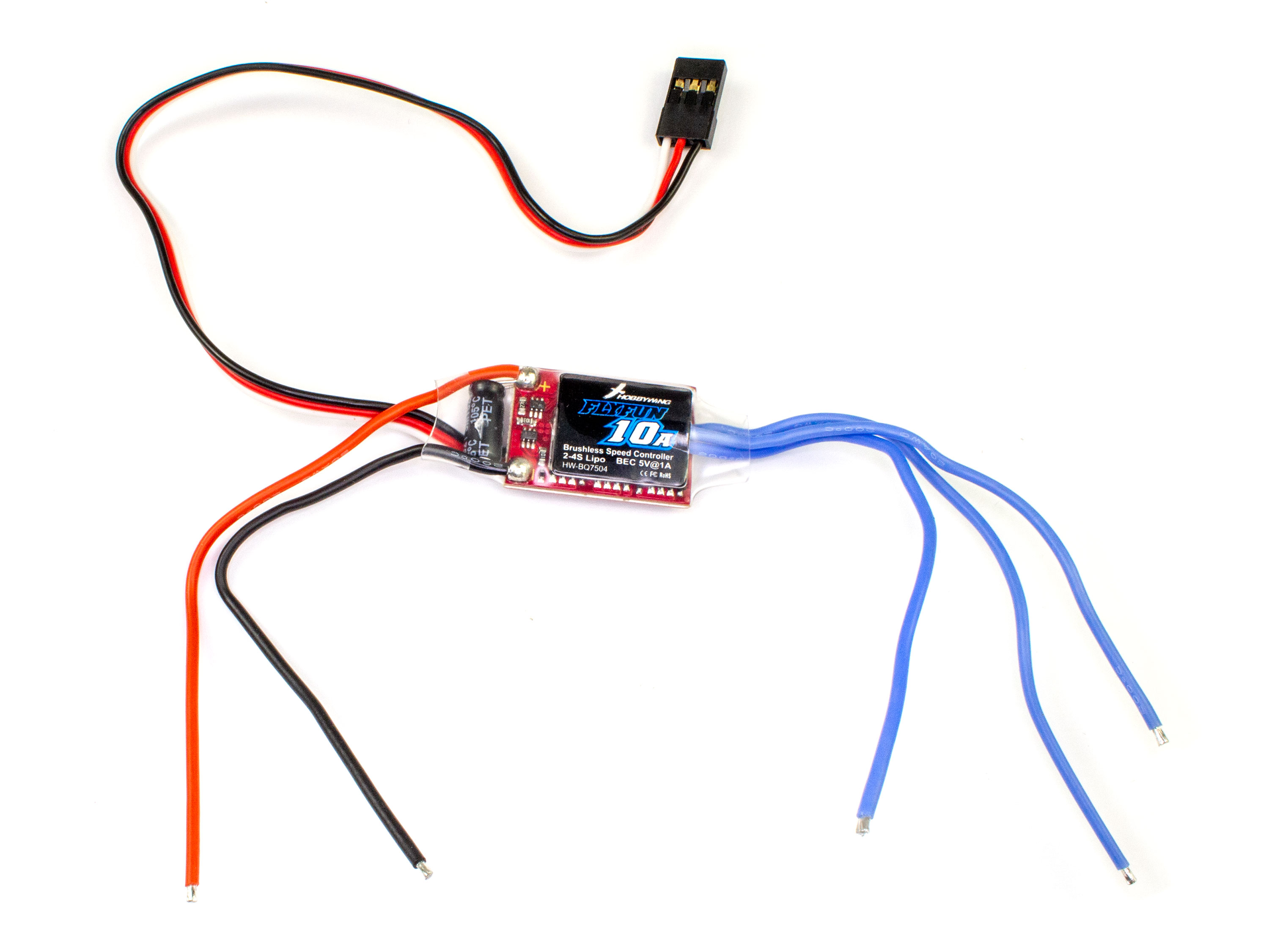 Регулятор безколекторний Hobbywing FlyFun 10A V4 (світлина #3)