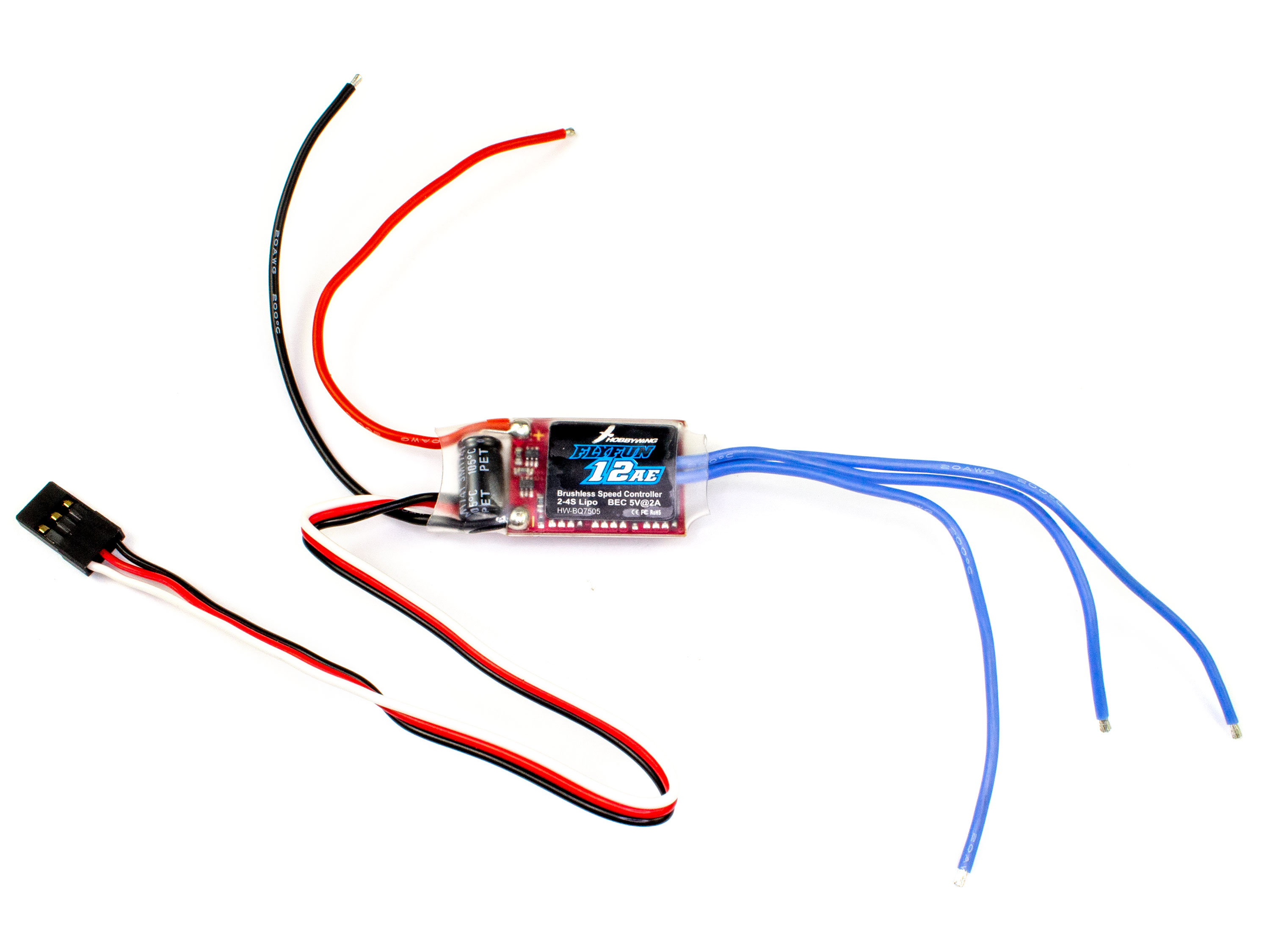 Регулятор безколекторний Hobbywing FlyFun 12AE V4 (світлина #3)