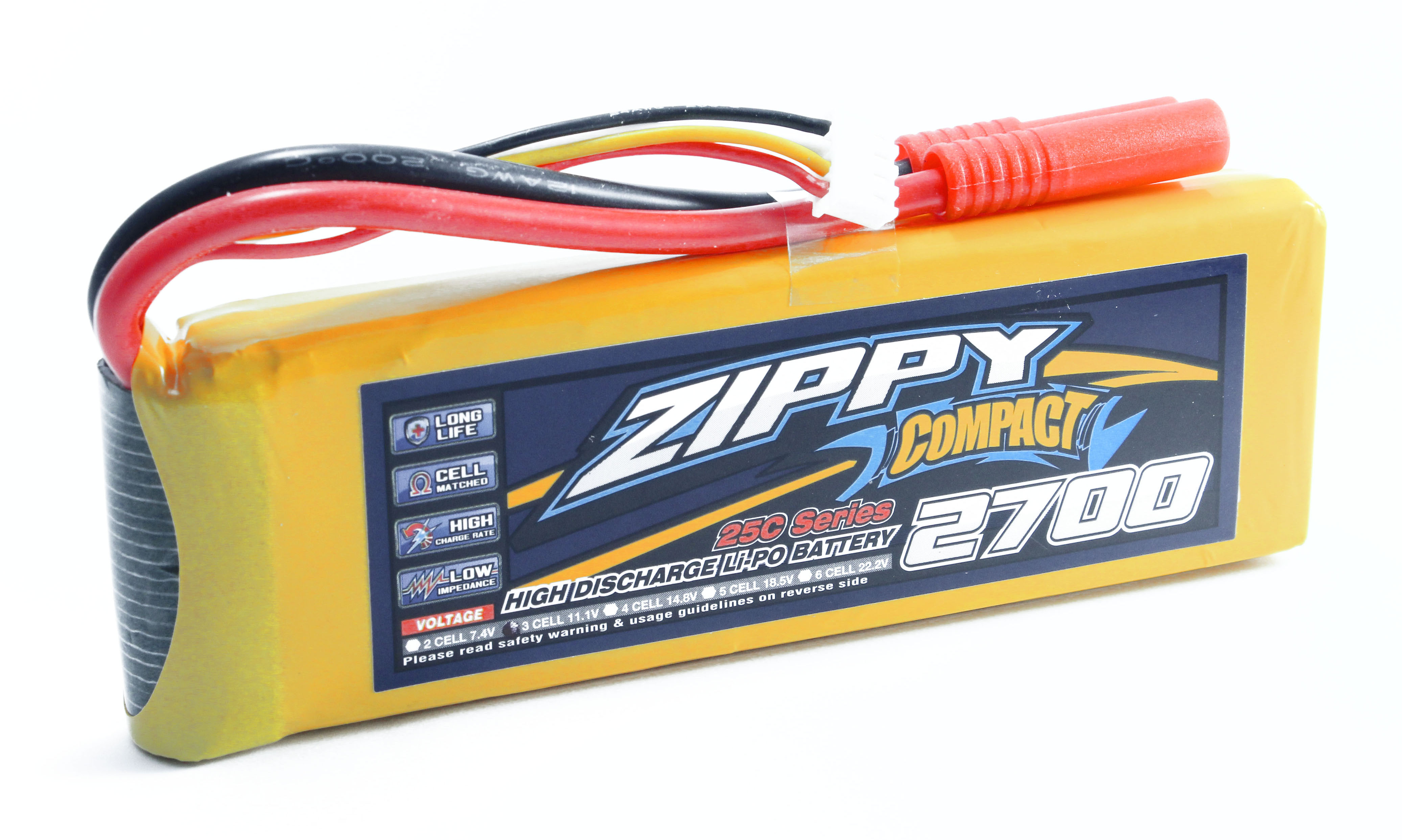 Акумулятор ZIPPY Compact 2700mAh 3S 25C (світлина #1)