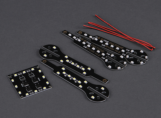 Рама до квадрокоптера HobbyKing FPV250 V4 Blue Ghost Edition LED (світлина #4)