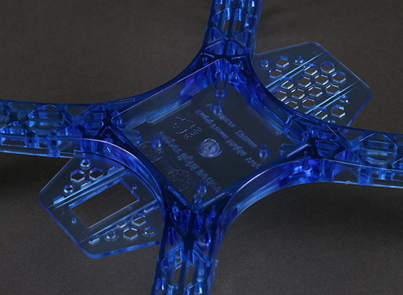 Рама до квадрокоптера HobbyKing FPV250 V4 Blue Ghost Edition LED (світлина #6)