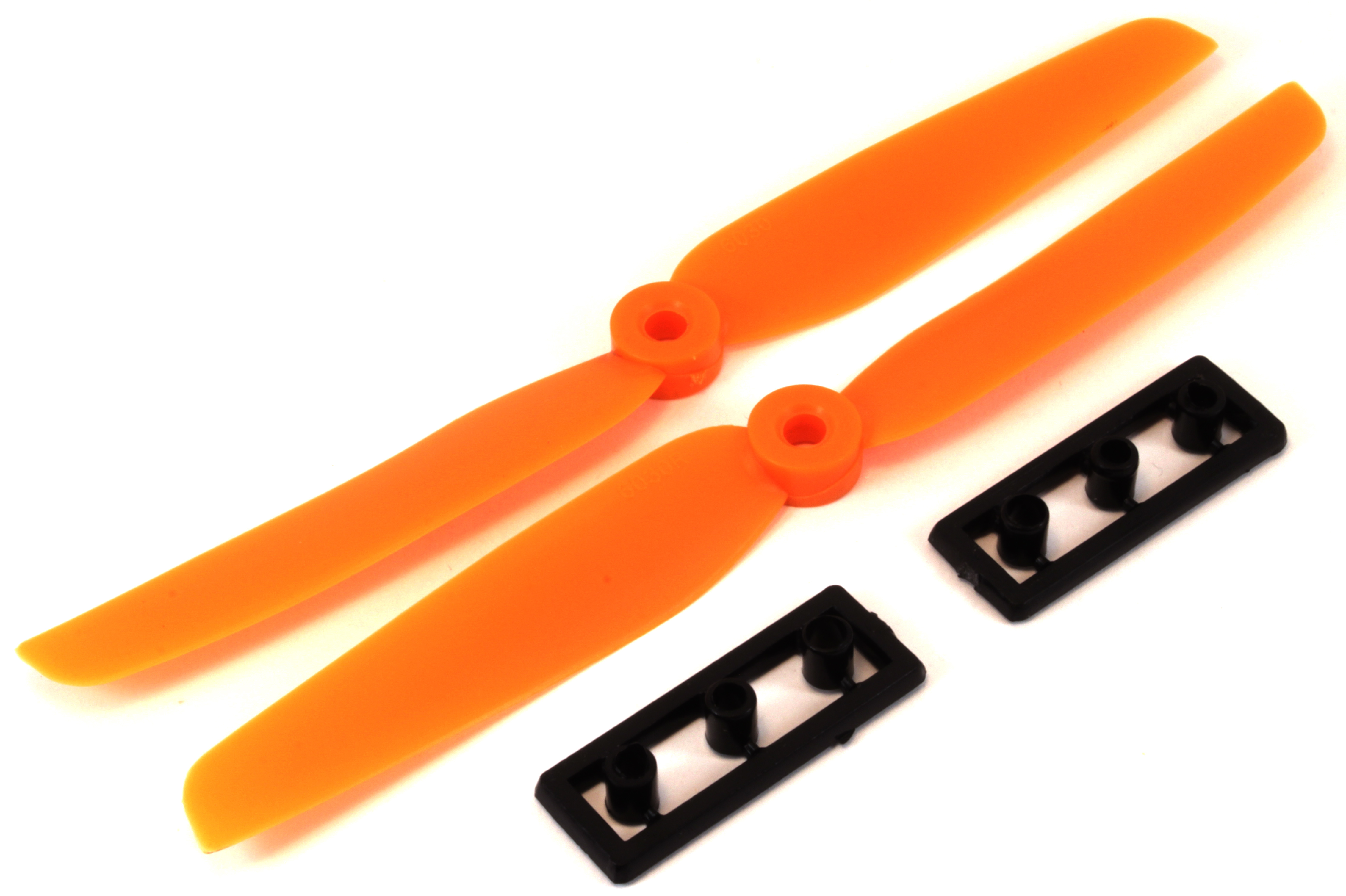 Гвинти для мультикоптера 6030 пара оранжеві (CW+CCW) (світлина #1)