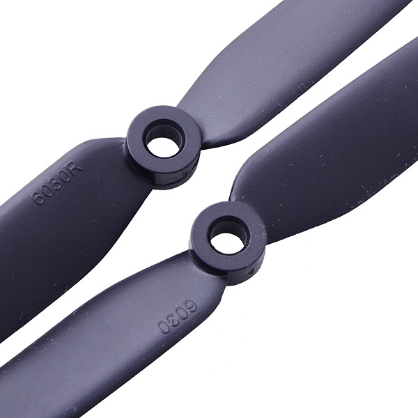 Гвинти для мультикоптера 6030 пара (CW+CCW) чорні (світлина #2)