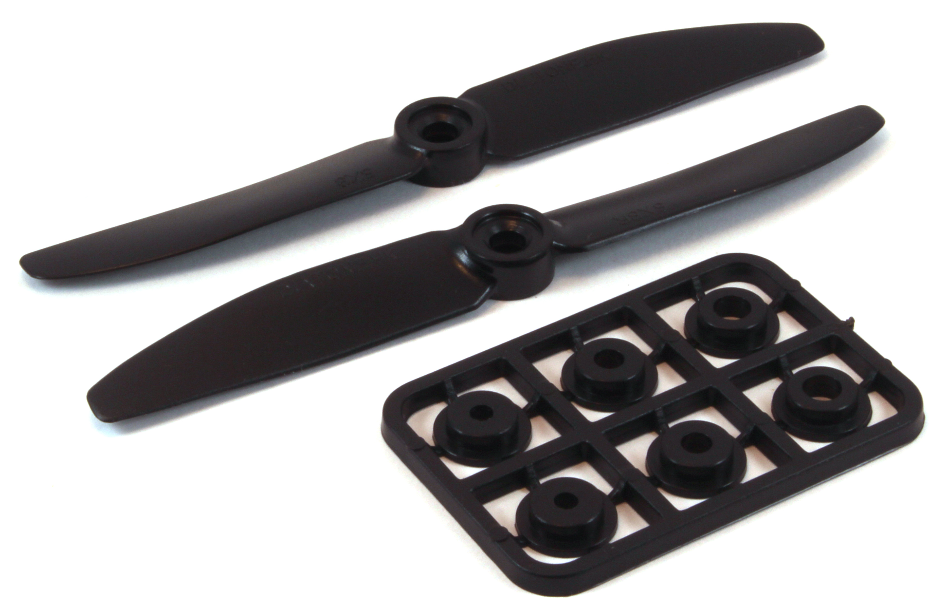 Гвинти для мультикоптера 5030 пара чорні (CW+CCW) (світлина #1)