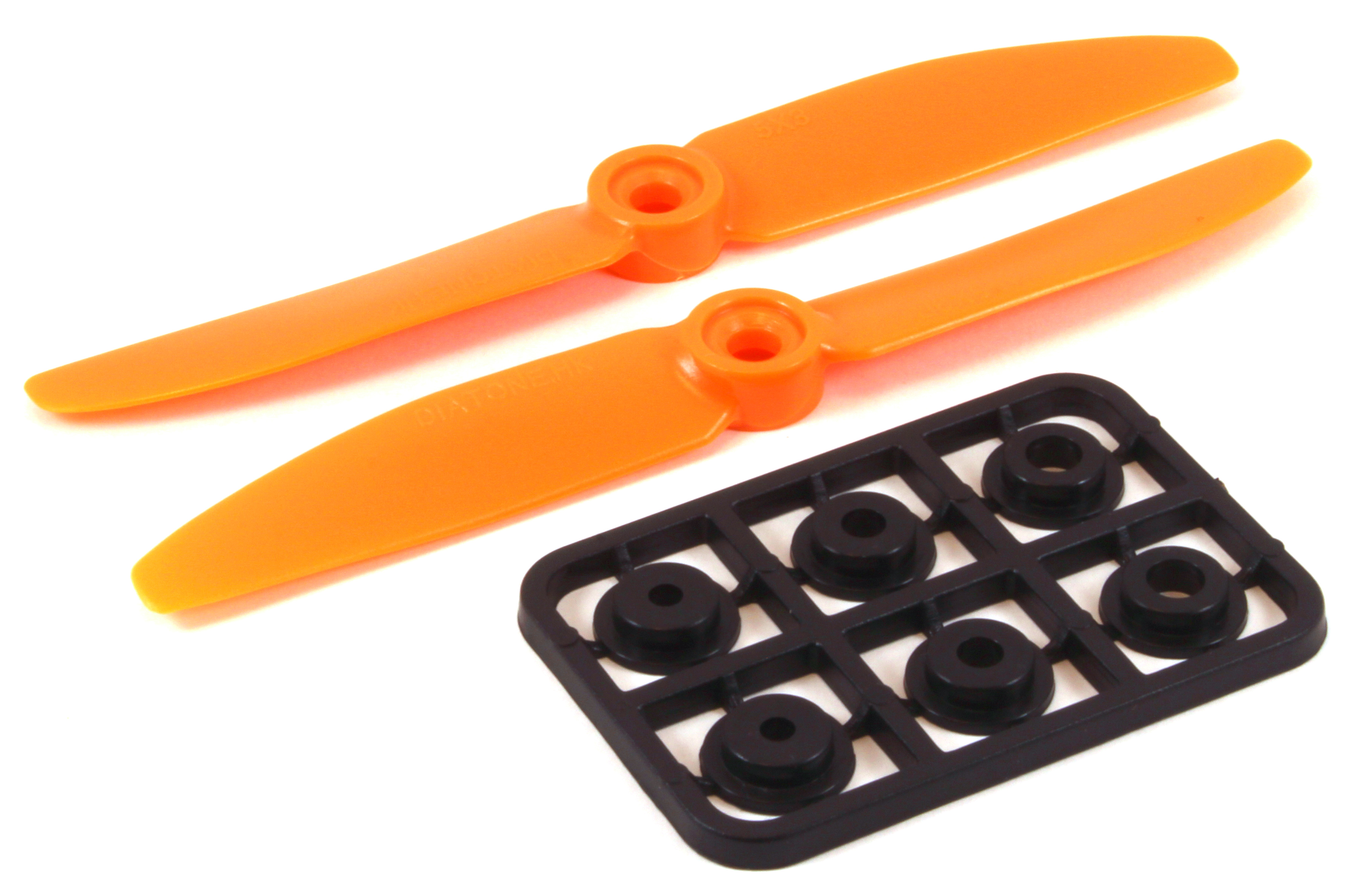 Гвинти для мультикоптера 5030 пара помаранчеві (CW+CCW) (світлина #1)