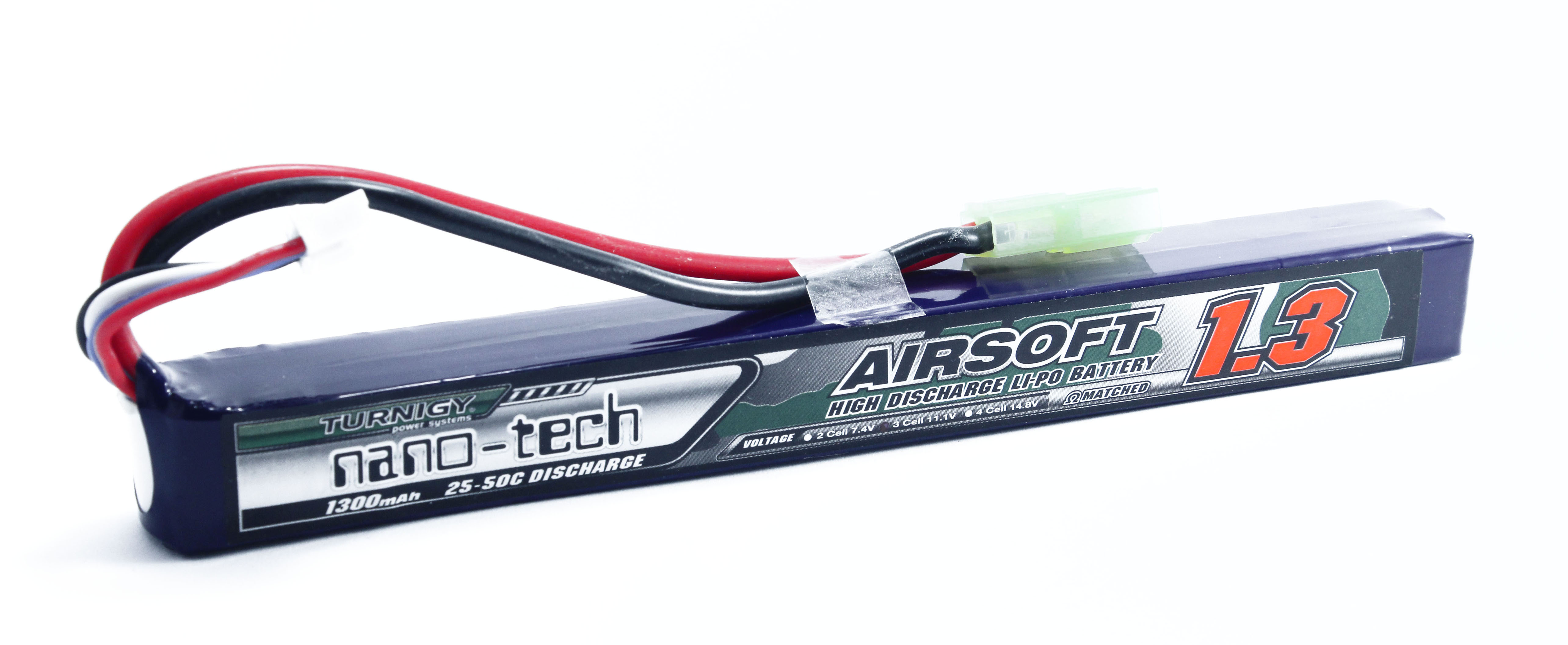 Акумулятор Turnigy nano-tech 1300mAh 3S 25C (Airsoft) (світлина #1)
