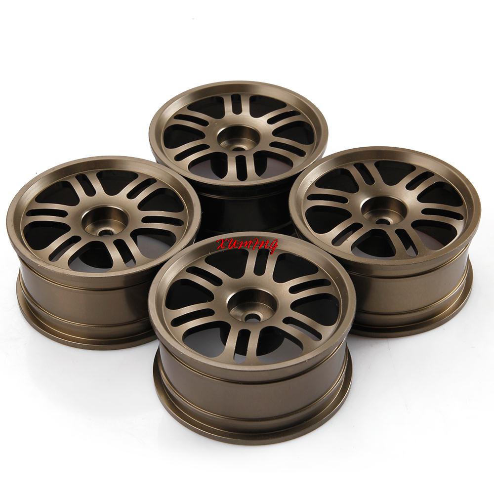 Диски алюмінієві 1/10 RC On-Road DRIFT (gun metal) (світлина #2)