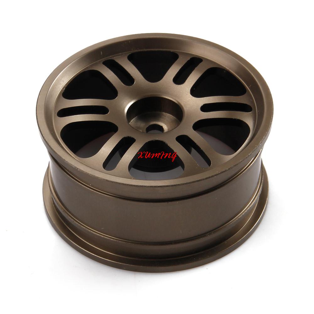 Диски алюмінієві 1/10 RC On-Road DRIFT (gun metal) (світлина #3)