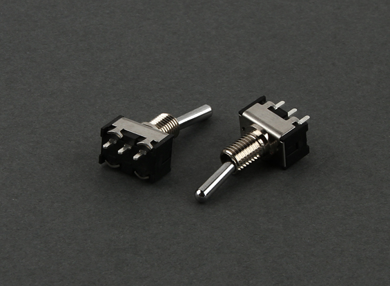 Круглий 2-позиційний перемикач (короткий) (світлина #1)