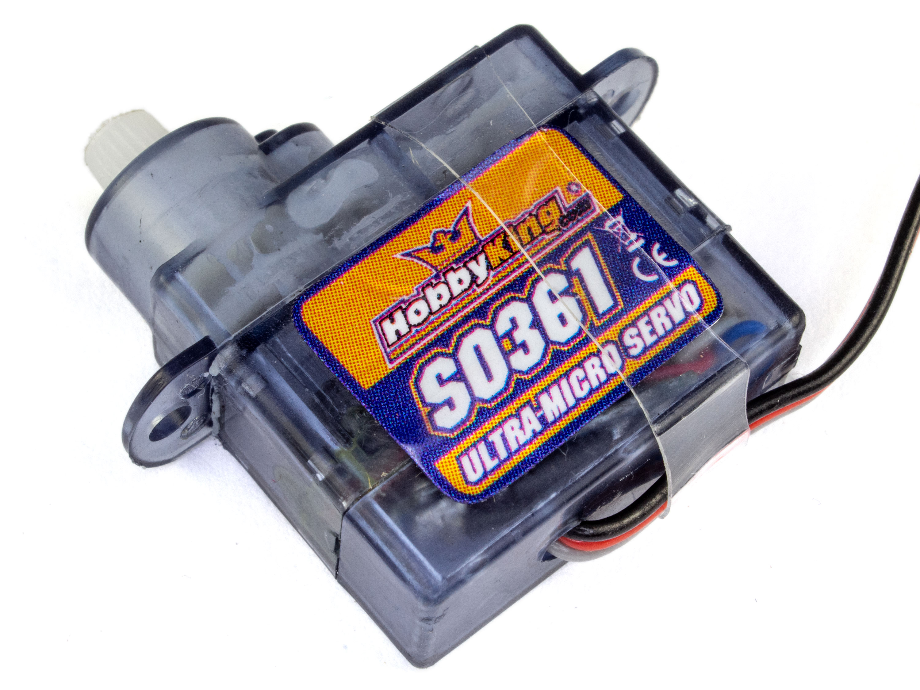 Сервомеханізм аналоговий HobbyKing HK-S0361 4.5g/0.3kg/0.12sec (4.8В)  (світлина #1)