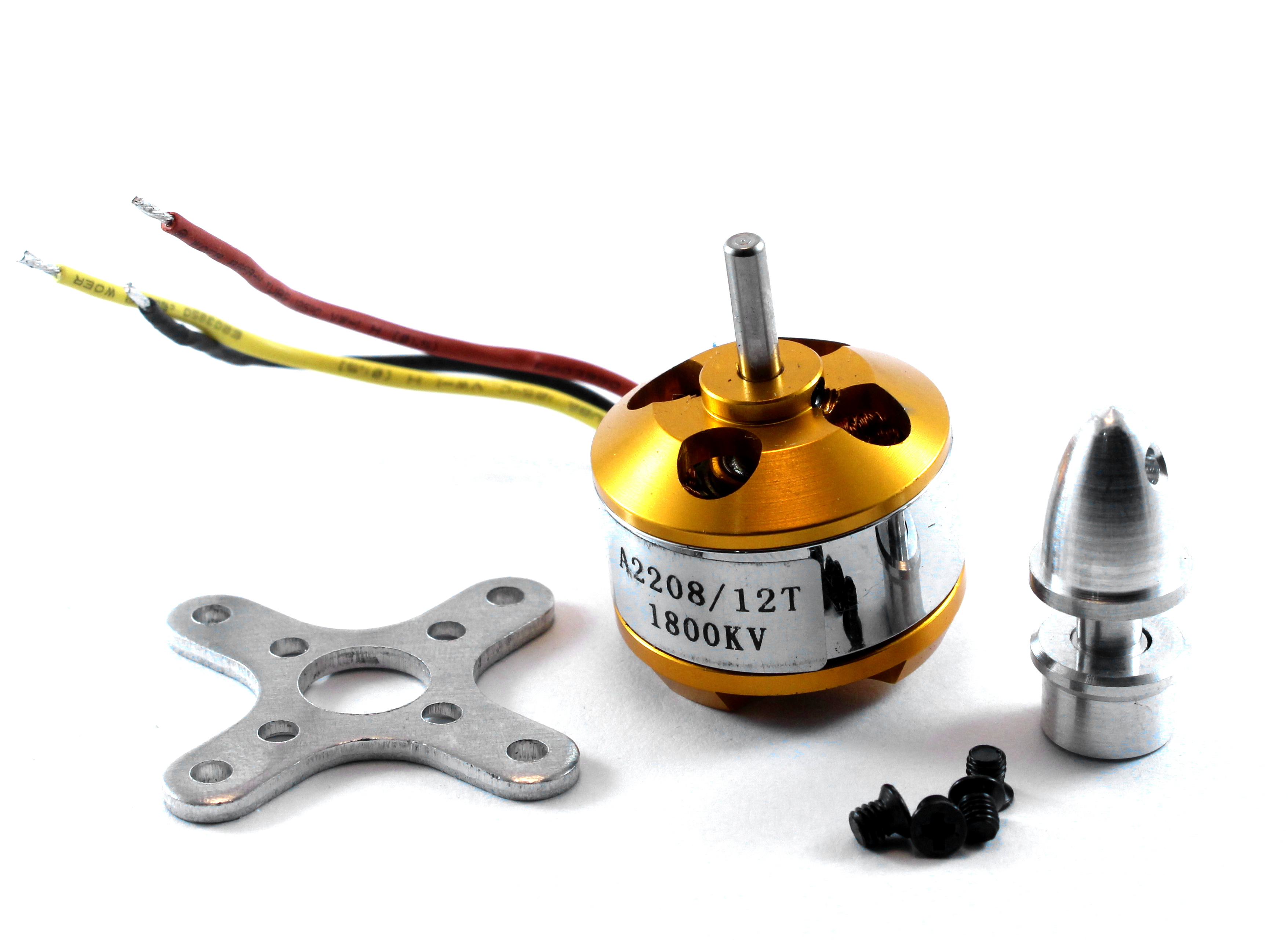 Двигун безколекторний A2208/12T-1800kv (світлина #1)