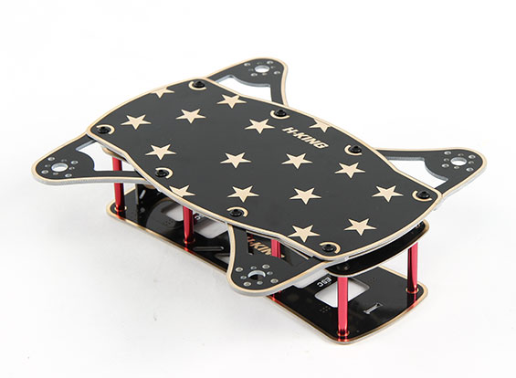 Рама для квадрокоптера HobbyKing Midnight FPV Kit 200мм (світлина #2)