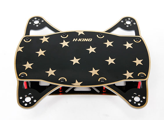 Рама для квадрокоптера HobbyKing Midnight FPV Kit 200мм (світлина #3)