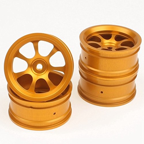 Диски алюмінієві 1/10 RC On-Road (золоті) (світлина #1)
