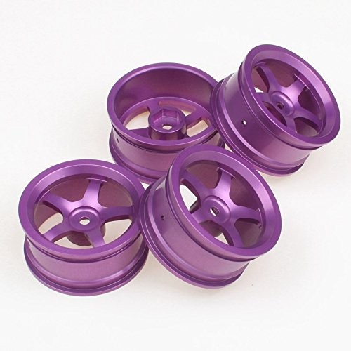 Диски алюмінієві 1/10 (фіолетові) (5 спиць) (світлина #2)