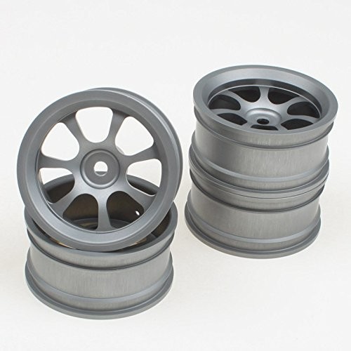 Диски алюмінієві 1/10 RC On-Road (сірі) (світлина #1)